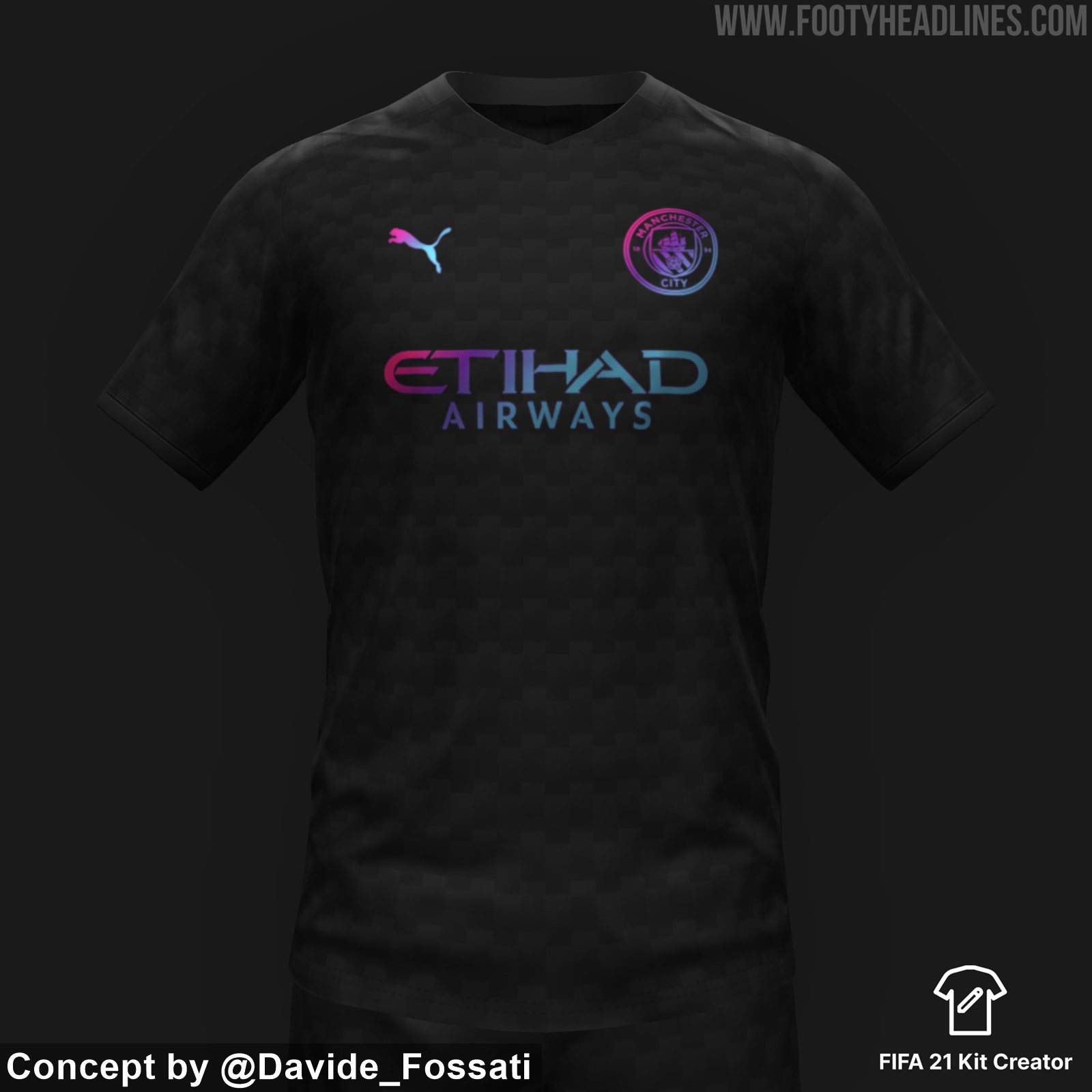 Better Black Manchester City 21 22 Away Kit Footy Headlines